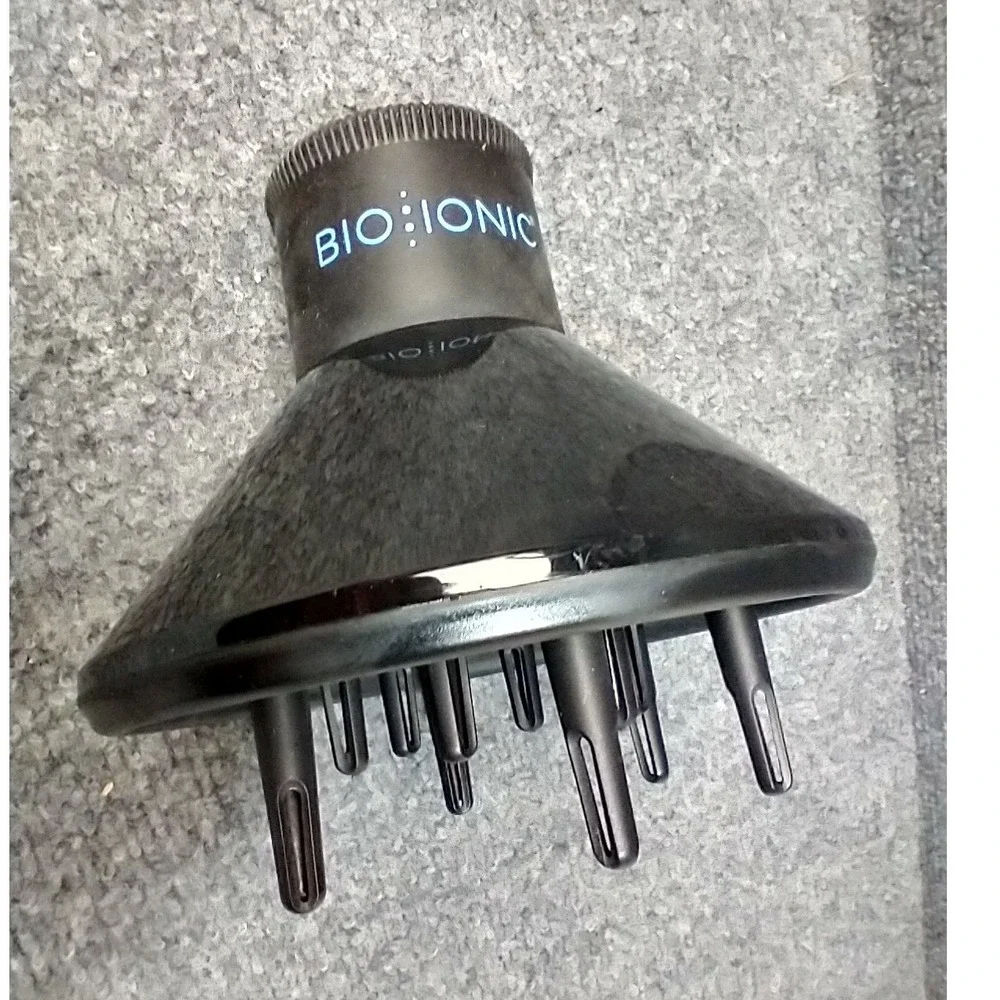 Bio Ionic Universal Hair Dryer Diffuser Attachment Black Professional Styling